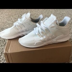 White Adidas Men EQT